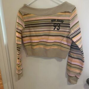 BDG Beige and White Sweater